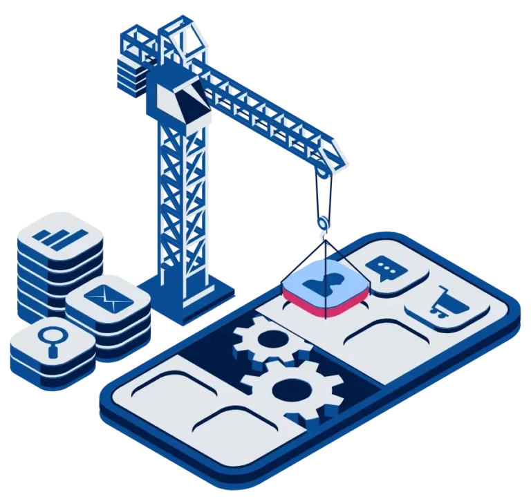 app being builed with crane